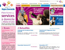 Tablet Screenshot of anjoudomicile.fr